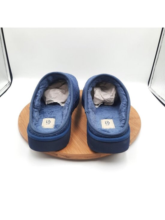 UGG Classic Slip On Mens Size 15 Slippers Deep Ocean Blue Suede Sheepskin